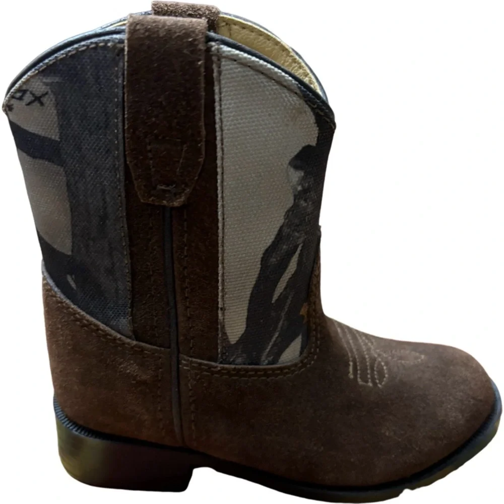 Masterson Boot Co. Toddler Camo Cowboy Western Boots Size 6.5